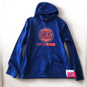 NWT New York Knicks Mens Blue Hoodie